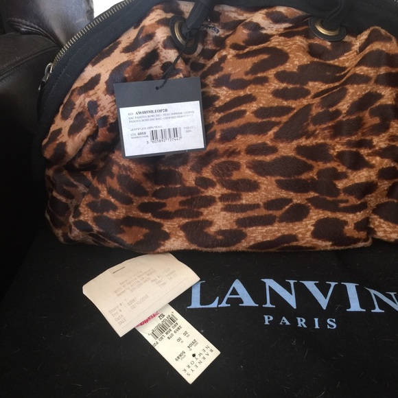 LANVIN animal PRINT BAG❤️HP - Picture 10 of 10